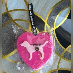 Victoria's Secret Pink Heart-Shaped Bath Sponge Loofah